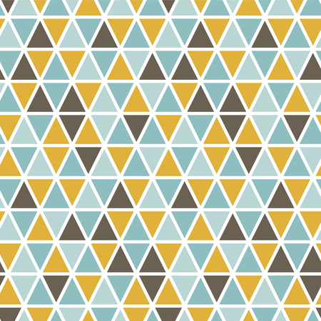 Seamless pattern with random triangles. Scandinavian style. Abstract  geometric vector background.