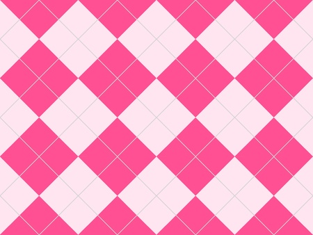 Seamless argyle pattern in pink rhombusesの写真素材