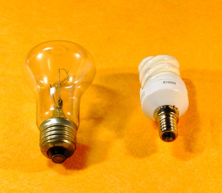 light bulbs, lighting, different costs of electricity の写真素材