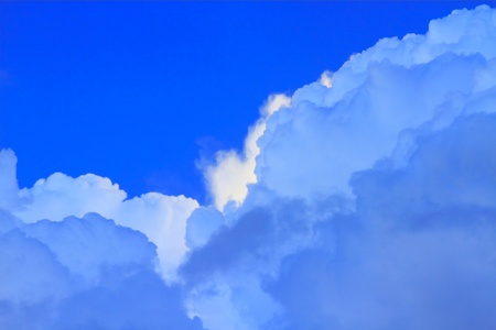 clouds on a beautiful sky, summer sky landscape, nature  