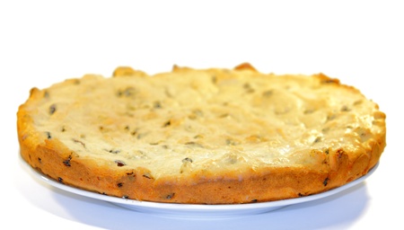  cakes on a white background, dinner, lunch, breakfastの写真素材