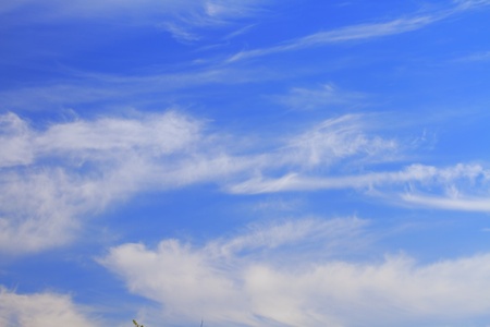 clouds on a beautiful sky, summer sky landscape, nature  の写真素材