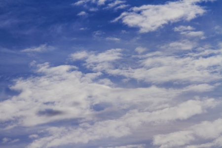 beautiful clouds in the skyの写真素材