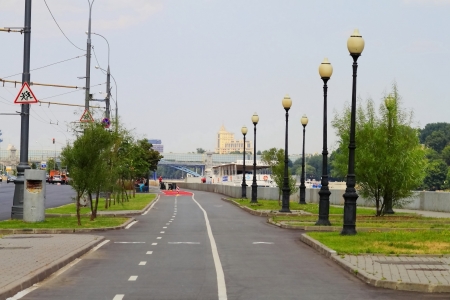 urban landscape, roadのイラスト素材