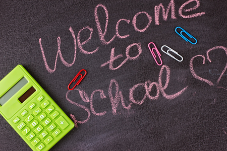 Back to school blackboard