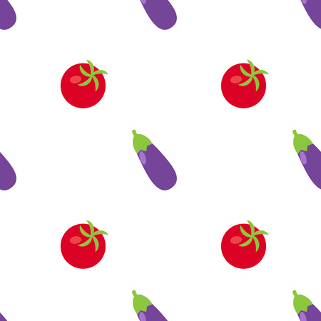 Vegetable Seamless Vector Illustrationのイラスト素材
