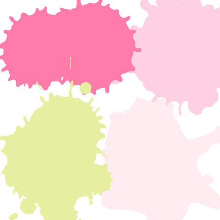 Vector illustration. Background of multi-colored blots of inkのイラスト素材