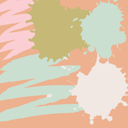illustration. Background of multi-colored blots of inkの写真素材