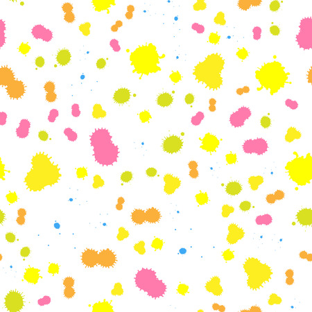illustration. Background of multi-colored blots of inkの写真素材