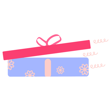 vector. icon of the open gift box.の写真素材