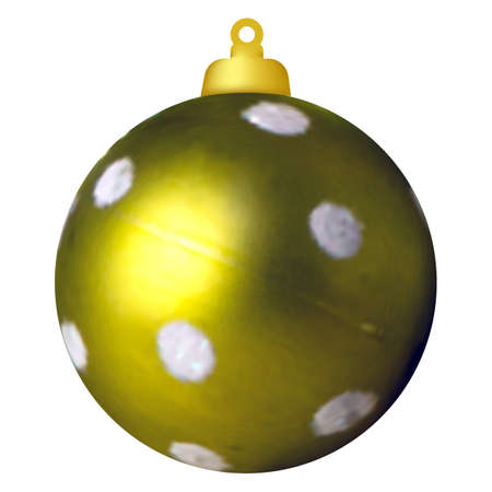 Christmas ball on the tree. Christmas decoration. Vector imageのイラスト素材