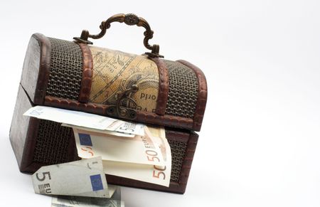 old wood chest close upの写真素材