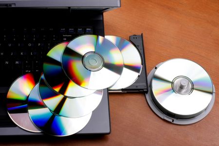many compact disc in line