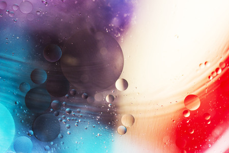 An artful colorful background with bubbles. Abstract background
