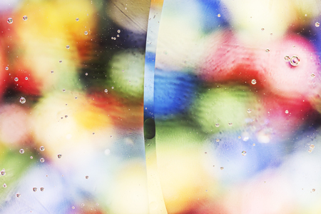 An artful colorful background with bubbles. Abstract backgroundの写真素材