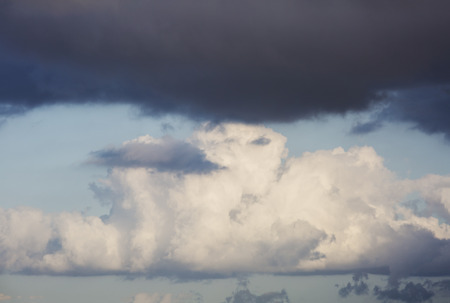 Blue sky background with clouds . Sky with clouds