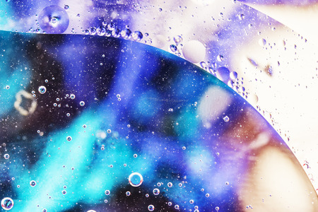 An artful colorful background with bubbles. Abstract background