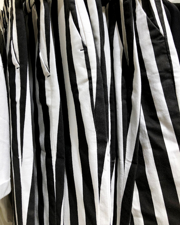 Top view of cloth textile surface. Knitted fabric texture.の写真素材