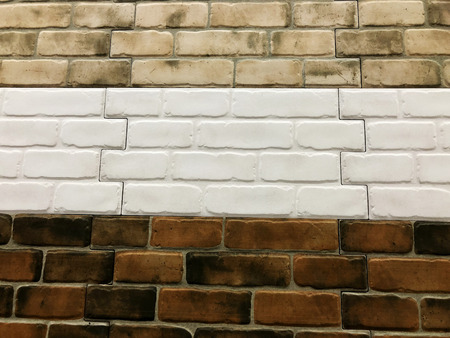 Small colored decorative square tiles, bricks texture mosaic.の写真素材