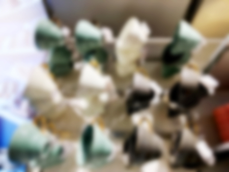 Blurred abstract store of shopping mall as background. Bokehの写真素材