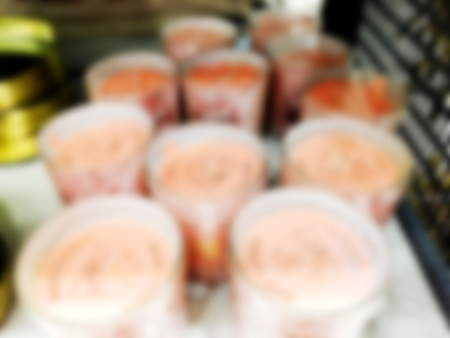 Blurred abstract store of shopping mall as background. Bokehの写真素材