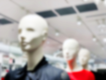 Blurred abstract store of shopping mall as background. Bokehの写真素材