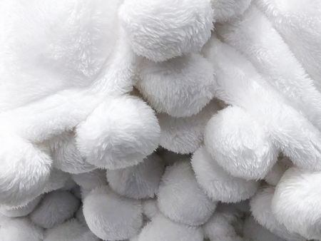 Top view of cloth textile surface. Knitted fabric texture.の写真素材