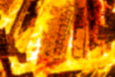 Abstract blur background. Festive Lag Baomer bonfires in Israelの写真素材