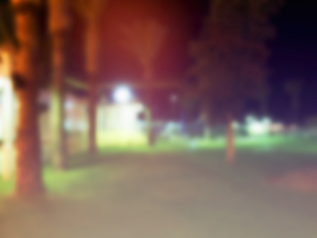 Blurred abstract night city as background. Bokeh