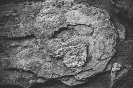 Close up of natural stone wall. Stone wall texture.の写真素材