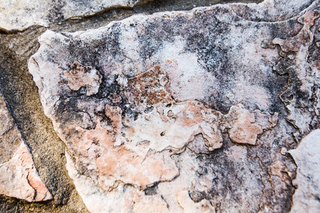 Close up of natural stone wall. Stone wall texture.