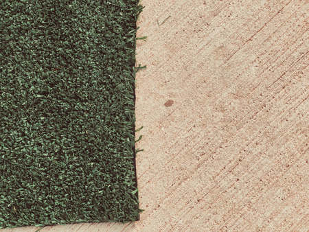 Artificial cover for the sports field. Close up shot.の写真素材