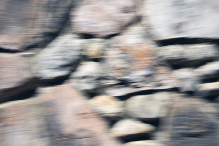 Abstract motion blur effect of a close-up of stones, bokeh.の写真素材