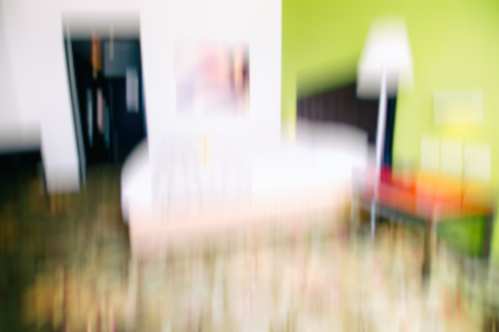 Room interior for background. Abstract motion blur effect.の写真素材