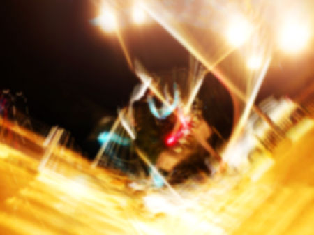 Abstract motion blur effect. Cars on the roadの写真素材