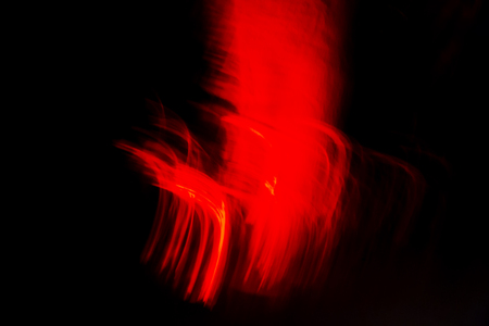 Abstract motion blur effect, shot on a long exposureの写真素材