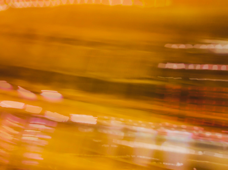 Abstract motion blur effect. The lights of the streetsの写真素材