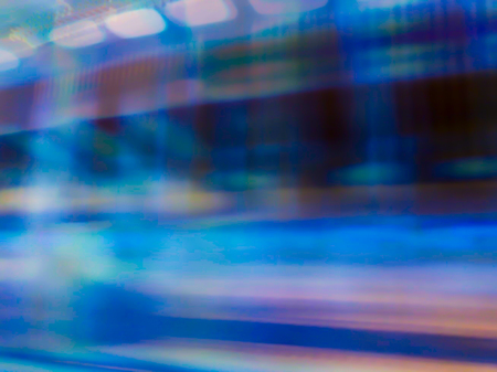 Abstract motion blur effect. The lights of the streetsの写真素材