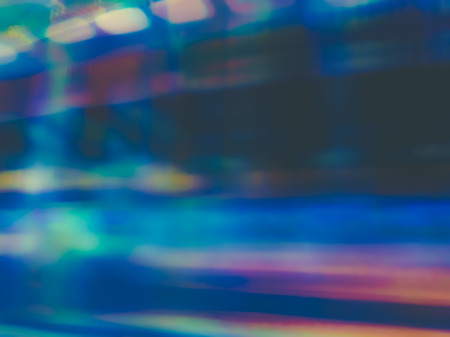 Abstract motion blur effect. The lights of the streets.
