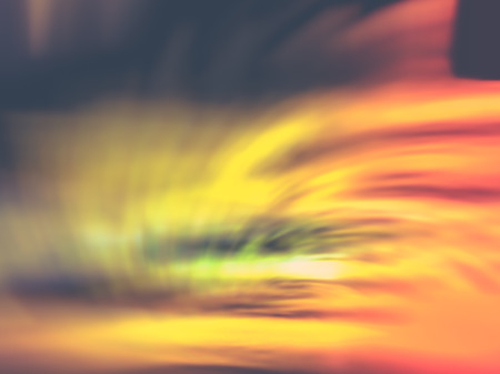 Abstract motion blur effect. The lights of the streets. View from the car.の写真素材