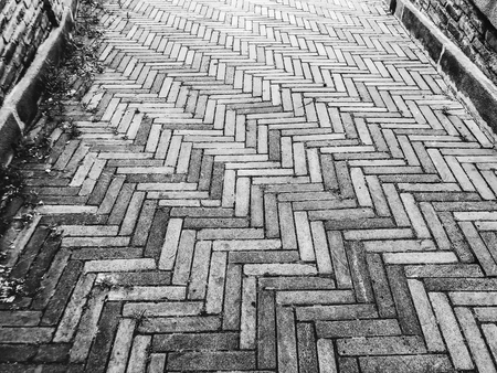 Cement brick square stone floor background. Texture of  floor