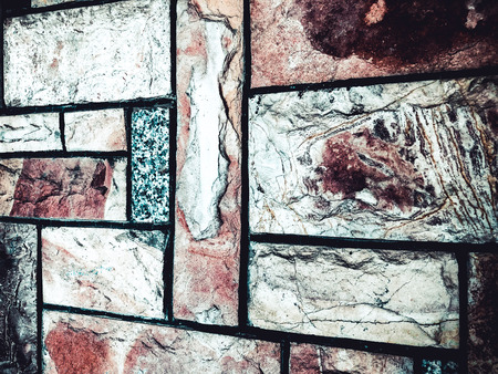 Stone wall as a background or textureの写真素材