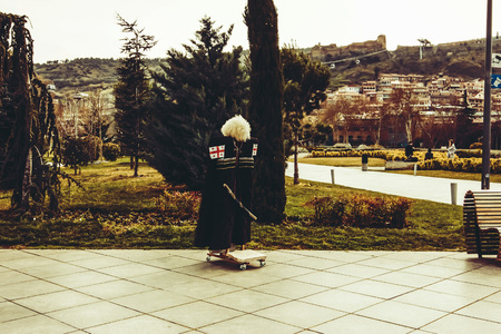 View of Tbilisi park, the Capital of Georgia.