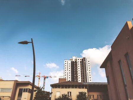 RISHON LE ZION, ISRAEL -JUNE 28, 2018: High buildings in the center of Rishon Le Zion, Israelの写真素材