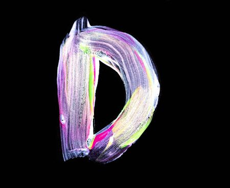 Abstract painted background. Background was painted on black paperの写真素材