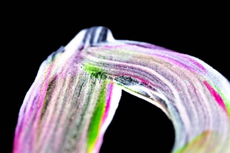 Abstract painted background. Background was painted on black paperの写真素材