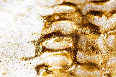 Abstract painted background. Background was painted on white paperの写真素材