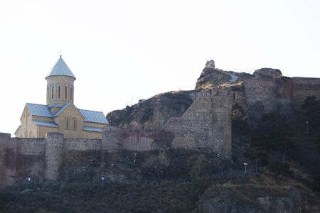 Beautiful view of the Saint Nicholas Church  Orthodox Church in Tbilisi, Georgia.