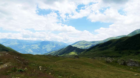 Travel to the mountainous region of Georgia.