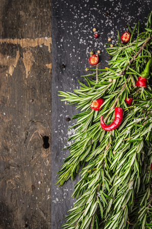 rosemary chili brunch, food backgroundの写真素材